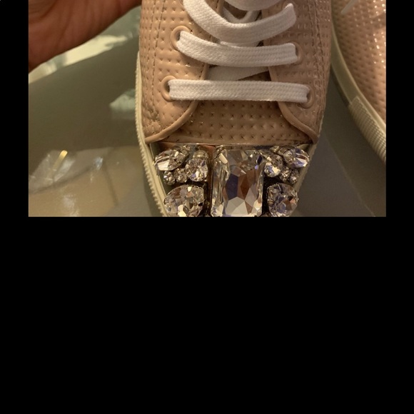 Miu Miu preowned sneakers. Nude color. Size 39. - Picture 6 of 12